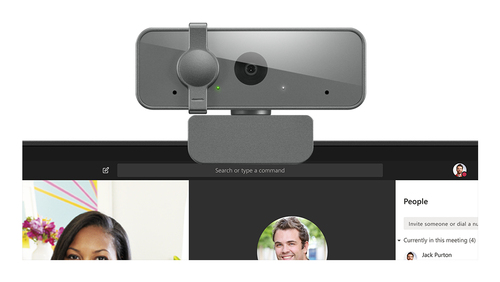 Lenovo GXC1S15023 webcam 1920 x 1080 Pixels USB 2.0 Grijs, afbeelding 3
