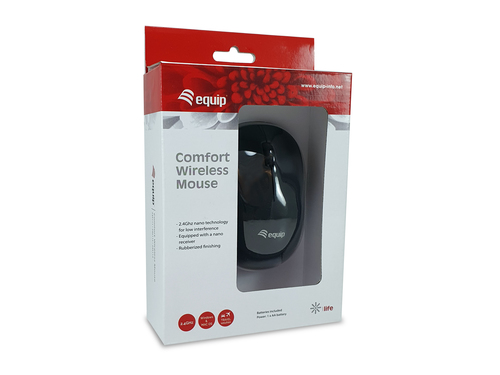 Equip Comfort Wireless Mouse, Black – image 4