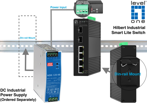 LevelOne IGS-2106 Switch 4-porte Gigabit Ethernet – billede 4