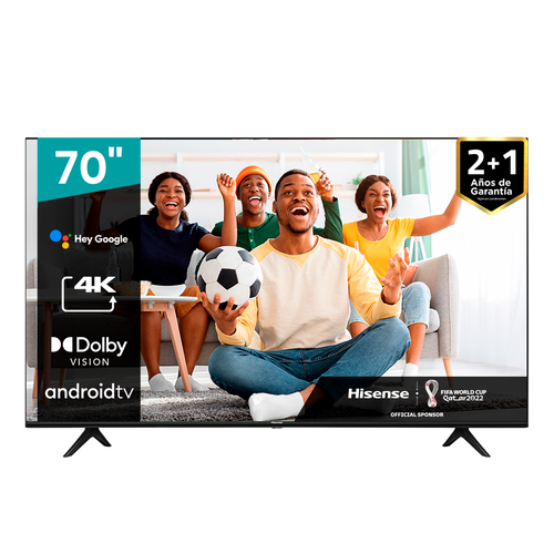 Hisense 70H6500G TV 177.8 cm (70") 4K Ultra HD Smart TV Wi-Fi Black 300 cd/m²