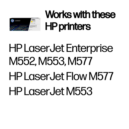 HP 508X High Yield Yellow Original LaserJet Toner Cartridge (CF362X) - image 2