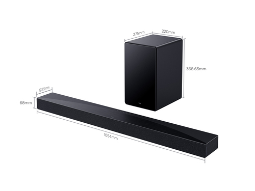 Tcl Q65H 5.1 Soundbar with Wireless Subwoofer - Black Titanium, Black - image 3