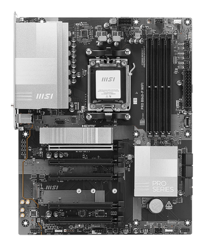 Msi Pro B840-P Wifi Atx DDR5 Amd Socket AM5 Motherboard - Ultra-fast Wi-Fi 7 & Advanced Cooling - image 2