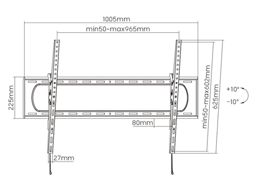 Equip 650339 - TV beugel, afbeelding 10