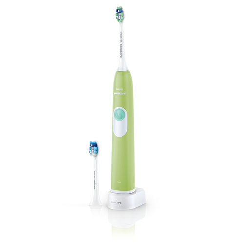 Philips Sonicare 2 Series plaque control HX6222/45 electric toothbrush Adult Sonic toothbrush Green, White