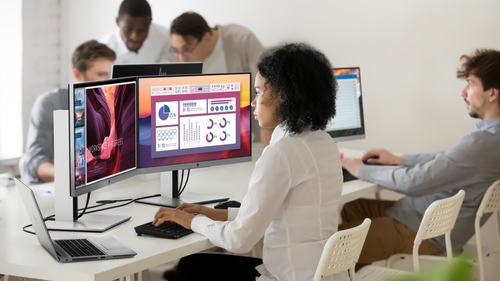 HP E223d computer monitor – image 7