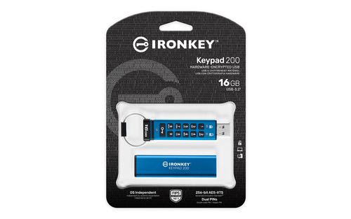 Kingston IronKey Keypad 200 16 GB usb-stick