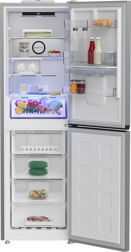 Beko HarvestFresh™ CNG4692DVPS 192cm 50/50 Frost Free Fridge Freezer - Stainless Steel - E Rated, Stainless Steel - image 4