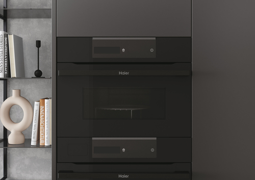 Haier I-Message Series 2 HWO45NB2B0B1 Black Combination microwave Built-in – image 2