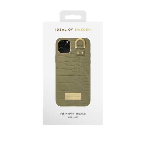 iDeal of Sweden Atelier Case iPhone 11P/XS/X Sage Croco – image 3