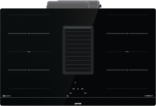 Gorenje HET949BSC Черный Встроенный 83 cm Плита с зонами индукции 4 зона(ы) Встроенный капюшон