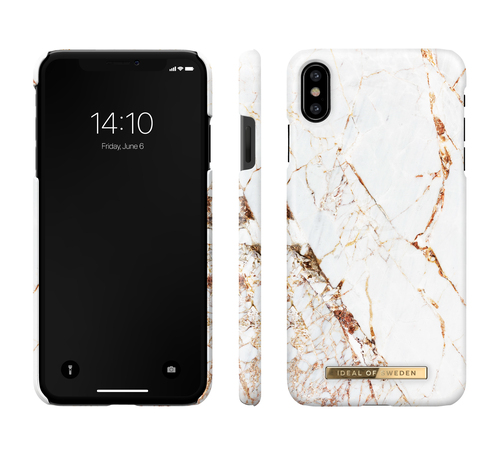 iDeal of Sweden Printed Case iPhone X Carrara Gold – image 2