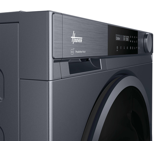 Hoover H-Wash 600 HBSI410CRL8GU-80 Integrated 10kg WiFi Connected Washing Machine with 1400 rpm - Anthracite - A Rated, Grey - image 4