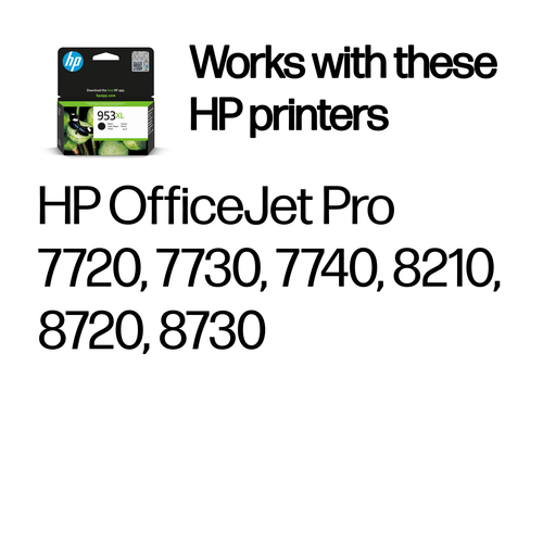 HP 953XL High Yield Black Original Ink Cartridge (L0S70AE) - image 2