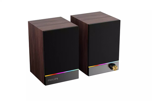 Philips SPA2200B/93 portable/party speaker Stereo portable speaker Black, Brown