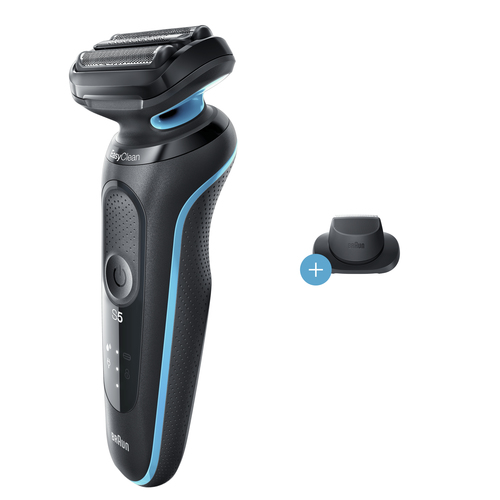 Braun Series 5 50-M1200s Foil shaver Trimmer Black, Blue – image 3