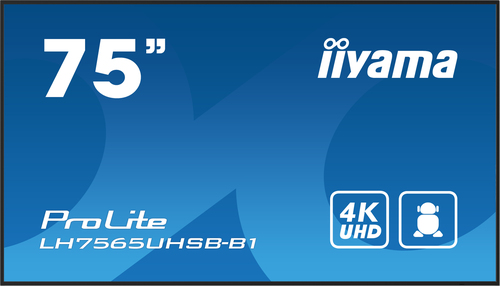iiyama ProLite LH7565UHSB-B1 public display, afbeelding 2