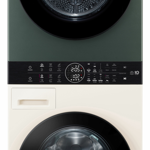LG WT1210EGF washer dryer Freestanding Front-load Green, White – image 4