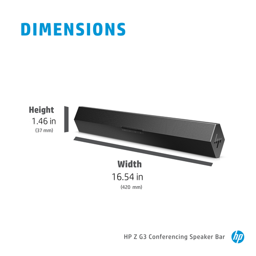 HP Z G3 Conferencing Speaker Bar – image 3