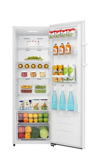 Hisense RL415N4AWC Réfrigérateur pose libre - Capacité 322 L - sans givre - Éclairage LED - Clayettes réglables - Blanc – Photo 3 sur 10