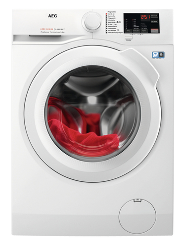 AEG Series 6000 L6FBF51488 стиральная машина Фронтальная загрузка 8 kg 1400 RPM Белый