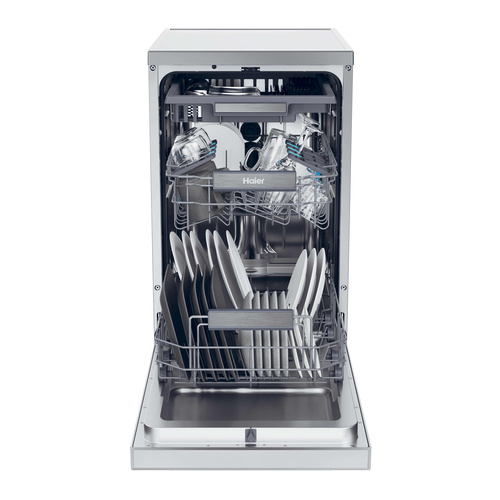 Haier I-Pro Shine Series 5 XF1C3TB1FX-80 Wifi Connected Slimline Dishwasher - Silver - C Rated, Silver - image 4