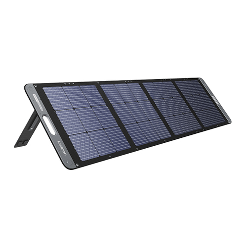 Panel Solar Plegable 200W / Recomendado para el Power Station Portable de 1200W UGREEN / Alta Eficiencia de Conversión / Alineación Inteligente de la Luz Solar / Resistente Al Agua y Duradero / Incluye Cable XT60 Macho a Macho 2m 15114 - 15114