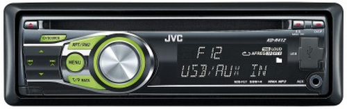JVC KD-R412 car media receiver Black