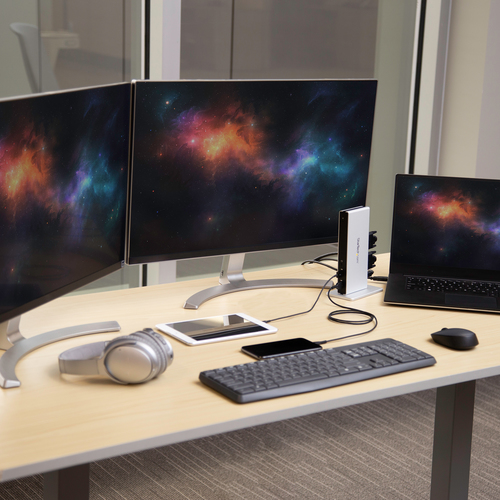 StarTech.com Dual-Monitor USB 3.0 Docking Station with DVI and Vertical Stand – image 5