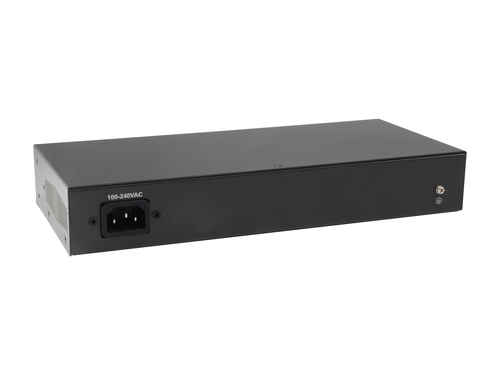 LevelOne 10-Port Gigabit PoE Switch, 8 PoE Outputs, 2 x SFP, Internal Power Supply, 802.3at/af PoE – image 2