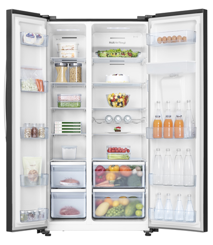 Hisense RS741N4WBE side-by-side refrigerator Freestanding – image 2