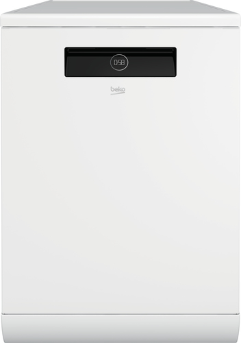 Beko BDEN38520HW Freestanding Full Size Dishwasher with AquaIntense