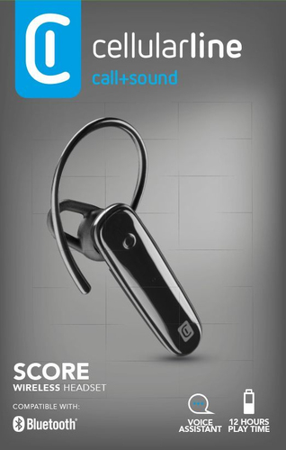 Cellularline 8018080440472 Гарнитура Беспроводной Вкладыши Calls/Music Bluetooth Черный
