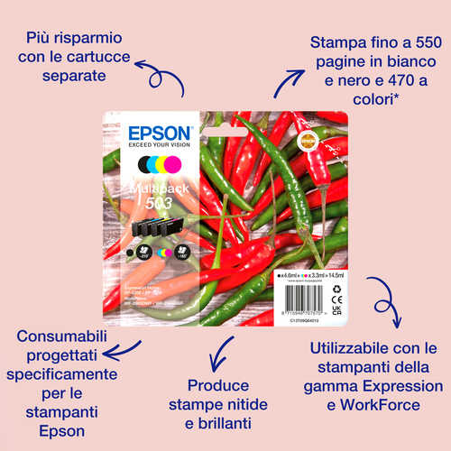 Epson 503XL – Cartuccia giallo originale