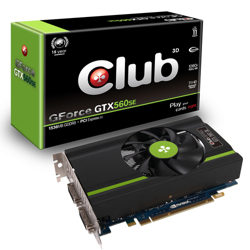 CLUB3D GeForce GTX 560SE