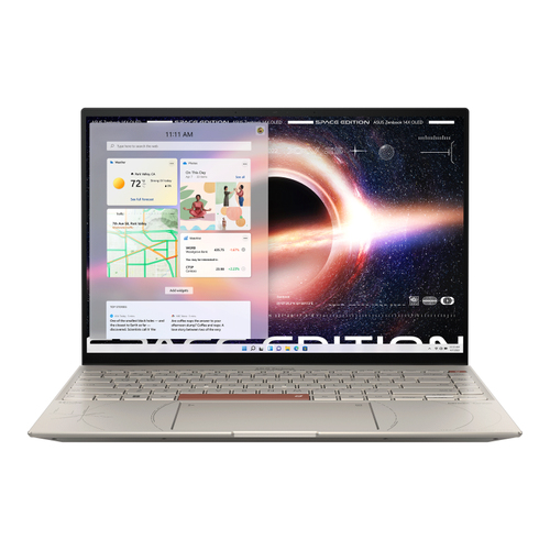 ASUS Zenbook 14X OLED UX5401ZAS-KN110W Intel® Core™ i7 i7-12700H Ноутбук 35,6 cm (14") Сенсорный экран 2.8K 16 GB LPDDR5-SDRAM 1 TB Твердотельный накопитель (SSD) Wi-Fi 6E (802.11ax) Windows 11 Home Титановый