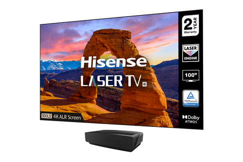 Hisense 100LF5FTUK-B12 projection TV Black, Grey – image 3