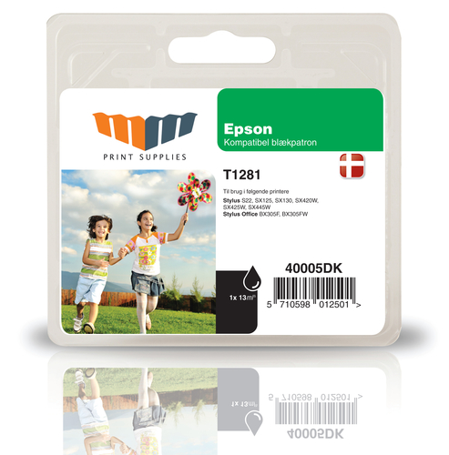 MM Black Inkjet Cartridge - Replaces Epson T1281