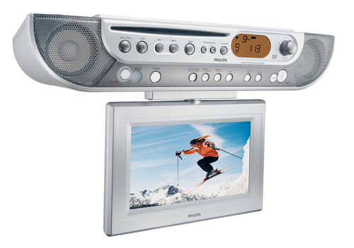 Philips AJL700 DVD LCD-TV Kitchen Clock Radio – image 2