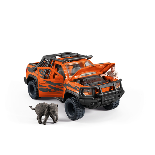 Schleich Farm World - Avontuurlijk voertuig in de jungle speelfiguur, afbeelding 7