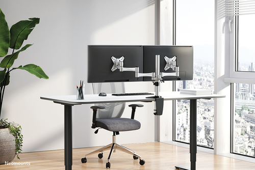 Neomounts FPMA-D1330DSILVER - Monitor arm 2 schermen, afbeelding 4