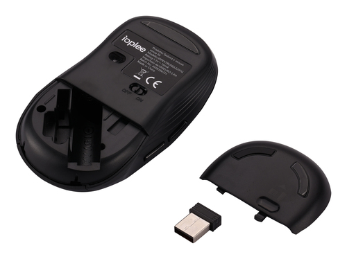 IOPLEE 291G keyboard Mouse included Universal RF Wireless QWERTY Italian Black – image 5