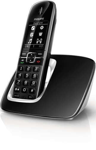 Philips Perfect sound DCTG4901B/KR telephone Caller ID Black, White