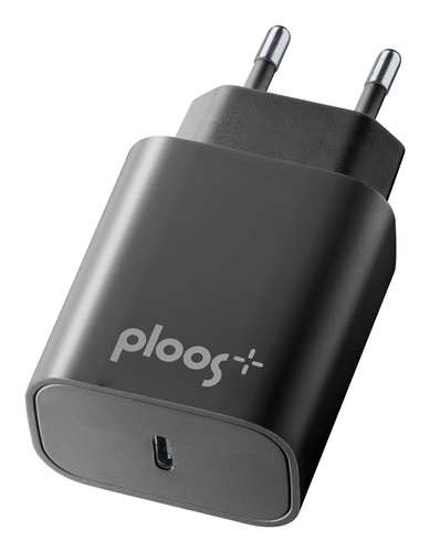 PLOOS PLTCUSBCPD20WK зарядное устройство для мобильных устройств Смартфон, Универсальная Черный Кабель переменного тока Для помещений