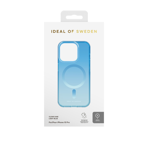 iDeal of Sweden Clear Case MagSafe iPhone 15 Pro Light Blue – image 3