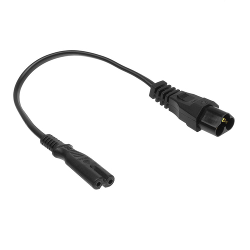 POWERCORD C6 - C7 BK 0.2M. 1 stk, afbeelding 2