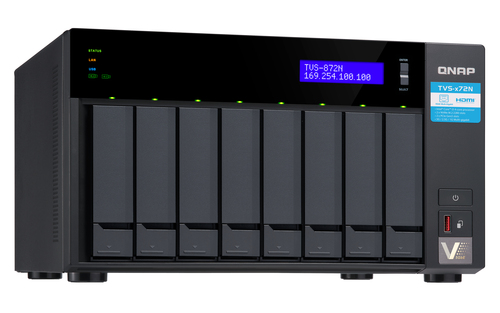 QNAP TVS-872N NAS Tower Intel® Core™ i3 i3-8100T – image 4