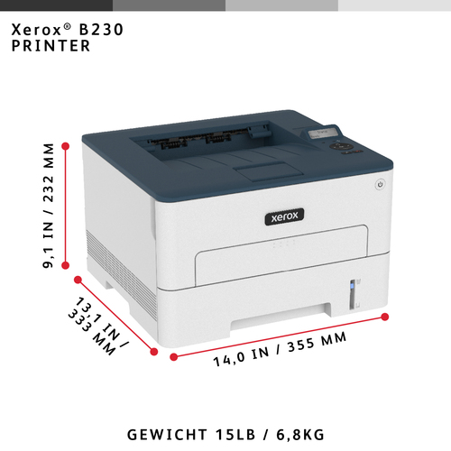 Xerox B230 Mono Laser printer B230VDNI - Einfarbig - Laser – Foto 10 von 11