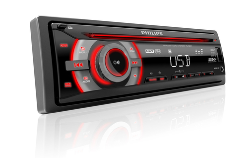 Philips CarStudio CEM2200/10 car media receiver Black