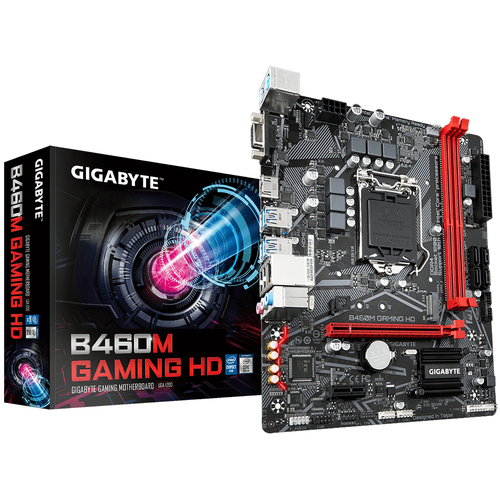 GIGABYTE B460M GAMING HD материнская плата Intel B460 Express LGA 1200 (Socket H5) Микро ATX